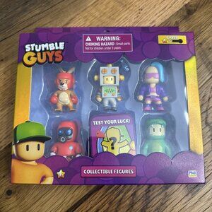 Stumble Guys Collectible Figures New 6 Pack Test Your Luck